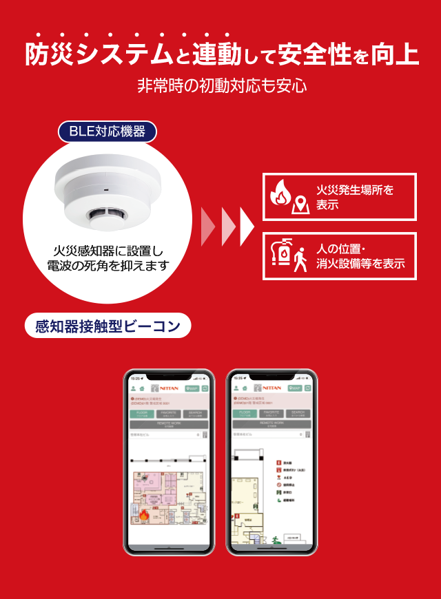 防災システムと連動